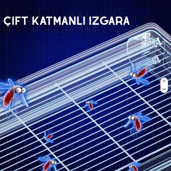 20W Elektrikli UV Sinek Öldürücü Lamba | Sivrisinek Kovucu | Sessiz Güçlü Haşere Kovucu | İç ve Dış Mekan Kullanımına Uygun 10W+10W 20W Elektrikli UV Sinek Öldürücü Lamba | Sivrisinek Kovucu | Sessiz Güçlü Haşere Kovucu | İç ve Dış Mekan Kullanımına Uygun 10W+10W