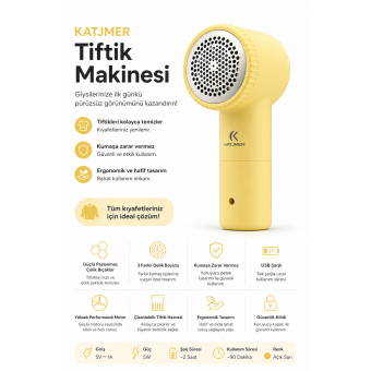 Şarjlı Tiftik Temizleyici Tüy Toplama Makinesi | Kazak, Mont, Battaniye İçin Güçlü ve Güvenli Temizlik
