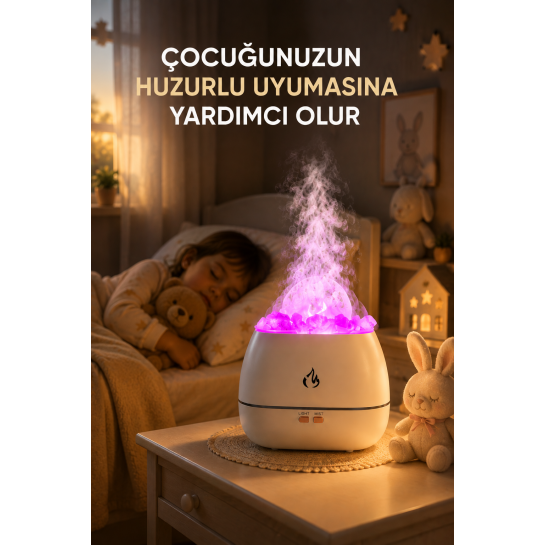 Doğal Kaya Tuzlu Aroma Difüzörü Ultrasonik Hava Nemlendirici 7 Renk LED Esans Yağı Uyumlu Sessiz Çalışma Doğal Kaya Tuzlu Aroma Difüzörü Ultrasonik Hava Nemlendirici 7 Renk LED Esans Yağı Uyumlu Sessiz Çalışma