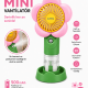 Su Soğutmalı Mini Vantilatör | Type-C Şarjlı 3 Kademe Sessiz Püskürtmeli Masaüstü Fan