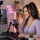Üst Düzey Oyuncu Kulaklığı RGB Işıklı | Net Ses, Güçlü Bas, Profesyonel Mikrofon