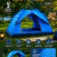 Tam Otomatik Kamp Çadırı 2 Kişilik 200x150 cm 3 Saniyede Kurulum Su Geçirmez Geniş Çadır Outdoor
