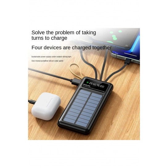 Ape Solar 10.000 Mah Güneş Enerjili Led Işıklı Powerbank Şarj Aleti 2x Usb Çıkışlı Mikro Tycp Ape Solar 10.000 Mah Güneş Enerjili Led Işıklı Powerbank Şarj Aleti 2x Usb Çıkışlı Mikro Tycp