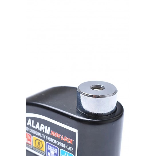 110 Db Siyah Motosiklet Alarmlı Disk Kilidi 110 Db Siyah Motosiklet Alarmlı Disk Kilidi
