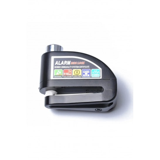 110 Db Siyah Motosiklet Alarmlı Disk Kilidi 110 Db Siyah Motosiklet Alarmlı Disk Kilidi