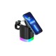 15w 3in1 Kablosuz Şarj Standı Aircharger Quattro Magsafe Iphone+applewatch+airpods Kablosuz Hızlı
