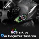 2 Intercom Bağlantılı Su Geçirmez Motosiklet Kask Bluetooth 5.3 300m Intercoom 2.000mah
