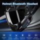 2 Telefon Bağlantılı Su Geçirmez Motosiklet Kask Intercom Bluetooth 5.3 300m Intercom 2.000 Mah