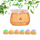 Hava Nemlendirici Tuz Lambalı Tuz Hediyeli Humidifier 260 Ml Salt Lamp Ultrasonik Gece Lambası