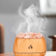 Hava Nemlendirici Tuz Lambalı Tuz Hediyeli Humidifier 260 Ml Salt Lamp Ultrasonik Gece Lambası