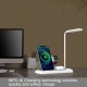 20W 4in1 Kablosuz Şarj Standı Led Işıklı Lambalı Wirelles Charging