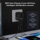 20W Hızlı Şarj Adaptörü Seyahat Şarj EU-US-AU-UK 2x Usb Type-c Anahtarlı