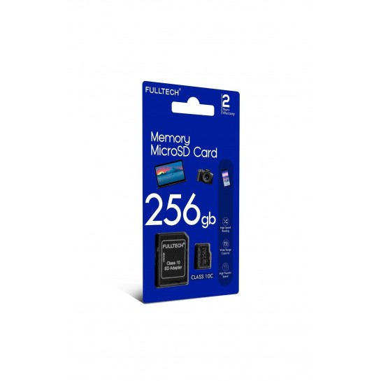 256gb Micro Sd 130 Mb/sn Siyah Hafıza Kartı Telefon Kamera Tablet