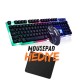2in1 Kablolu Klavye Mouse Set Işıklı Zarif Set Mousepad Hediyeli 2in1 Kablolu Klavye Mouse Set Işıklı Zarif Set Mousepad Hediyeli