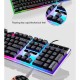 2in1 Kablolu Klavye Mouse Set Işıklı Zarif Set Mousepad Hediyeli 2in1 Kablolu Klavye Mouse Set Işıklı Zarif Set Mousepad Hediyeli