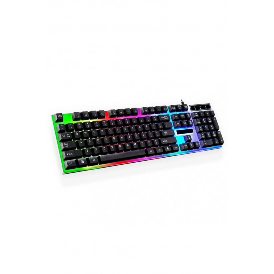 2in1 Kablolu Klavye Mouse Set Işıklı Zarif Set Mousepad Hediyeli 2in1 Kablolu Klavye Mouse Set Işıklı Zarif Set Mousepad Hediyeli