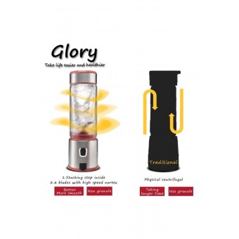 450 Ml Taşınabilir Metal Kişişel Blender Shake'n Smoothies Blender Keskin Bıçaklı