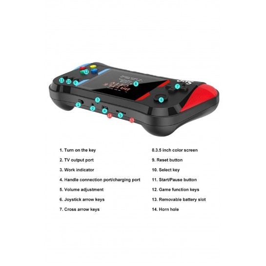 500 Oyunlu Nostalji Mini Atari Gamebox Retro Video Oyunu Video Games Retro game Battle City 500 Oyunlu Nostalji Mini Atari Gamebox Retro Video Oyunu Video Games Retro game Battle City