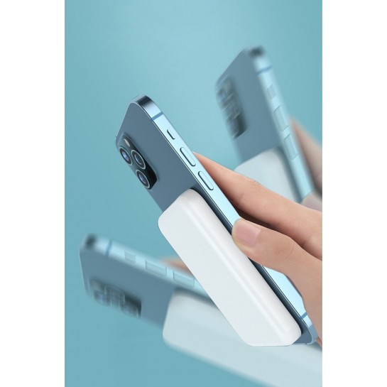 5000 Mah Iphone Uyumlu Magsafe Kablosuz Şarj Wireless Şarj Cihazı Powerbank Magesafe 7.5w Hızlı Şarj