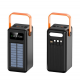 80.000 Mah Solar Kamp Işıklı Çoklu Kablolu 4x Usb 1x Type-c 1x Micro 1x Lightning Çıkışlı Powerbank