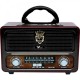 A++ Kalite Nostalji Eskitme Bluetooth Hoparlör Fm Radio Sd Kart Usb Yüksek Ses Eski Nostalji 111bt