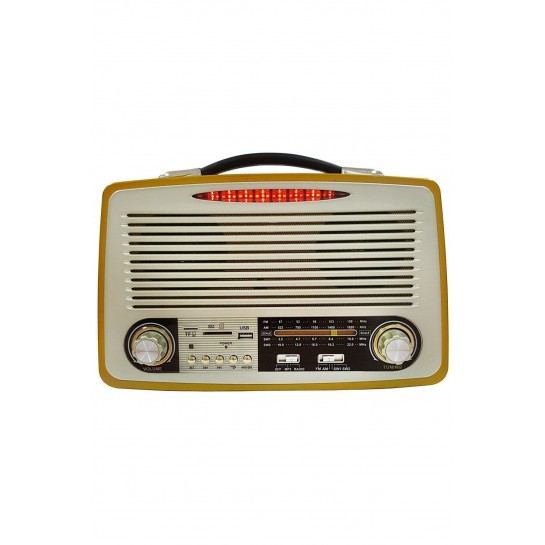 A++ Kalite Nostalji Eskitme Bluetooth Hoparlör Fm Radio Sd Kart Usb Yüksek Ses Eski Nostalji 111bt