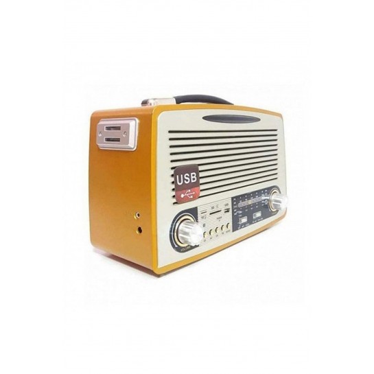 A++ Kalite Nostalji Eskitme Bluetooth Hoparlör Fm Radio Sd Kart Usb Yüksek Ses Eski Nostalji 111bt