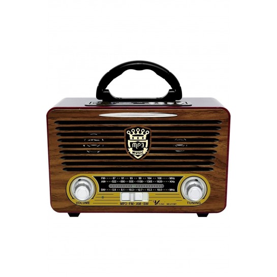 A++ Kalite Nostalji Eskitme Bluetooth Hoparlör Fm Radio Sd Kart Usb Yüksek Ses Eski Nostalji 111bt
