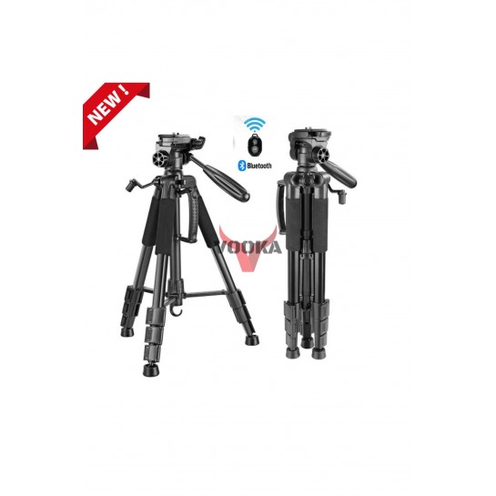 A Plus Tripod Bluetooth Kumandalı 155 Cm Profesyonel Telefon Kamera Tutucu Çantalı