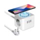 Akıllı Priz Kablosuz Magsafe Özellikli Akıllı Priz 2x Priz 3x USB 2.4 Amper