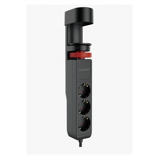 Akım Korumalı Priz Masa Kenarı Ayarlanabilir 3 Priz + 2 USB + 1 Type C Girişli Priz