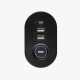 Akım Korumalı Priz Masa Kenarı Ayarlanabilir 3 Priz + 2 USB + 1 Type C Girişli Priz