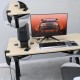Akım Korumalı Priz Masa Kenarı Ayarlanabilir 3 Priz + 2 USB + 1 Type C Girişli Priz