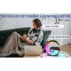Ape Bluetooth Hoparlör 15w Hızlı Şarj Gece Lambası Alarm Özel Asistan Led Ambiance Google