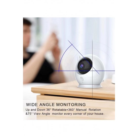Ape Lcd Ekranlı Gece Görüşlü Bebek Monitörü Bebek Izleme Kamerası Oda Sıcaklığı Kontrollü Kablosuz Ape Lcd Ekranlı Gece Görüşlü Bebek Monitörü Bebek Izleme Kamerası Oda Sıcaklığı Kontrollü Kablosuz