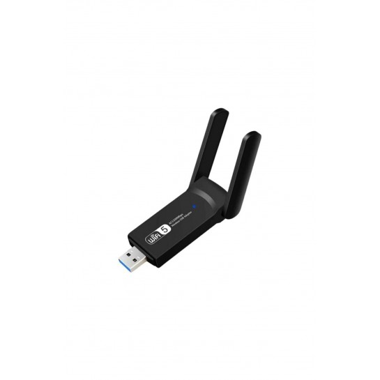 Ape Sinyal Güçlendirici Kablosuz Usb Antenli Dongle 1300mbps Wifi Adaptörü Dual Band 2.4g/5ghz