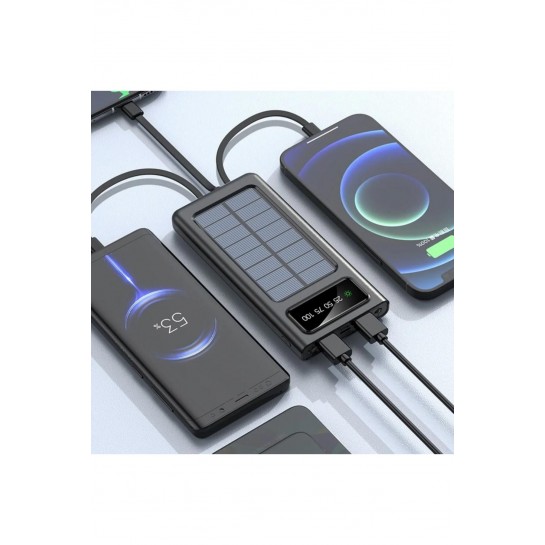 Ape Solar 20.000 Mah Güneş Enerjili Led Powerbank uyumlu Şarj Aleti 2x Usb Çıkışlı Mikro Tycp Ape Solar 20.000 Mah Güneş Enerjili Led Powerbank uyumlu Şarj Aleti 2x Usb Çıkışlı Mikro Tycp