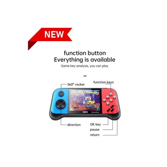 Ape Taşınabilir 3.5 İnç Oyunlu Mini Atari Oyun Konsolu Tv Bağlantılı Hd Ekranlı Gamepad Gamebox Ape Taşınabilir 3.5 İnç Oyunlu Mini Atari Oyun Konsolu Tv Bağlantılı Hd Ekranlı Gamepad Gamebox