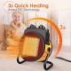 Isıtıcı Fan Taşınılabilir 3000W Elektrikli 180 Derece Soba Gürültüsüz 3 Kademeli