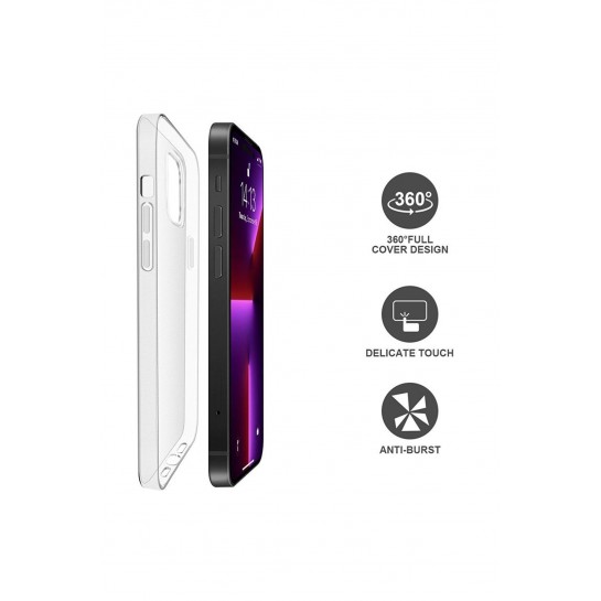 Apple Iphone 14 Pro Max Uyumlu Şeffaf Ultra Esnek Kılıf + Tam Kaplayan Ekran Koruyucu Apple Iphone 14 Pro Max Uyumlu Şeffaf Ultra Esnek Kılıf + Tam Kaplayan Ekran Koruyucu