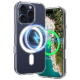 Apple Iphone 16 Pro Max Magsafe Kılıf ve Ekran Koruyucu Set Dabre Emici Wirelles Kılıf+Koruyucu Tamperli