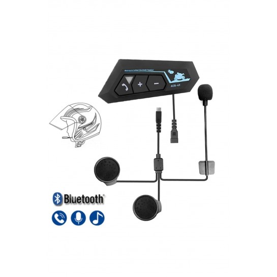 Bluetooth 5.0 Motosiklet Mikrofonu uyumlu Kask İçin Kulaklık Bluetooth Interkom Bluetooth 5.0 Motosiklet Mikrofonu uyumlu Kask İçin Kulaklık Bluetooth Interkom