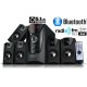 Bluetooth 5in1 Radyolu Usb Tf Destekli Müzik Sistemi Ses Sistemi Projektör Uyumlu MD-9500