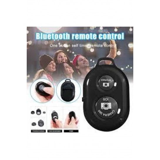 Bluetooth Kumanda Shutter Tüm Telefonlara Uyumlu Video Selfie Ve Fotoğraf Çekme Kolaylığı