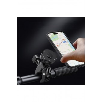 Darbeye Dayanıklı Şok Emici Gidon Motosiklet Telefon Tutucu Bisiklet Scooter Atv Telefonu Tutucu