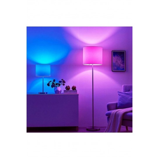 Dim Özellikli Led Uzaktan Kumandalı Ampul Rengarenk Işık Dekoratif Gece Lambası Çocuk Odası Dim Özellikli Led Uzaktan Kumandalı Ampul Rengarenk Işık Dekoratif Gece Lambası Çocuk Odası