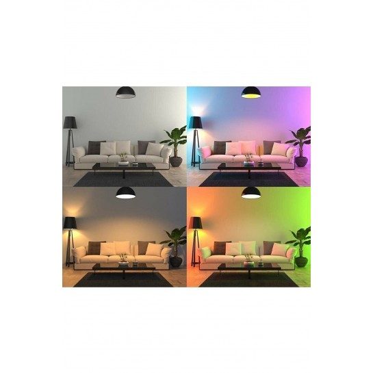 Dim Özellikli Led Uzaktan Kumandalı Ampul Rengarenk Işık Dekoratif Gece Lambası Çocuk Odası Dim Özellikli Led Uzaktan Kumandalı Ampul Rengarenk Işık Dekoratif Gece Lambası Çocuk Odası