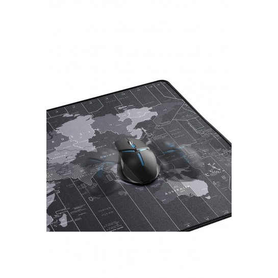 Dünya Desenli Profesyonel 90*40 Gaming Destekli Oyuncu Mousepad Ultra Geniş Xxl