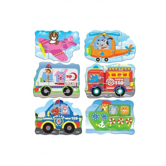 Goks Baby Puzzle Araçlar 6lı A+ Kalite Bebek Gelişim Yapboz A++ Goks Baby Puzzle Araçlar 6lı A+ Kalite Bebek Gelişim Yapboz A++