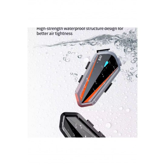 Güçlü Batarya Bluetooth Motosiklet İntercom Kask kulaklık BT5.3 Stereo Su Geçirmez Kulaklık Güçlü Batarya Bluetooth Motosiklet İntercom Kask kulaklık BT5.3 Stereo Su Geçirmez Kulaklık